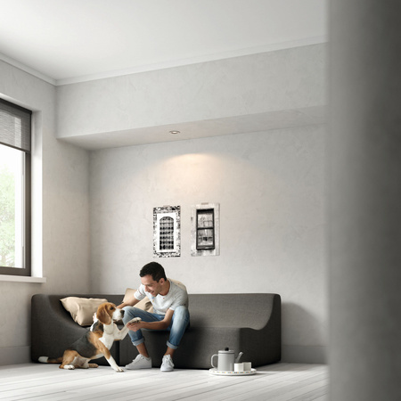 Zapustené bodové svietidlo Philips GU10 chróm Donegal