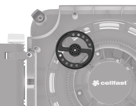 Automatický záhradný hadicový bubon s 20 m koncovkami + zavlažovacia súprava ERGO CELLFAST