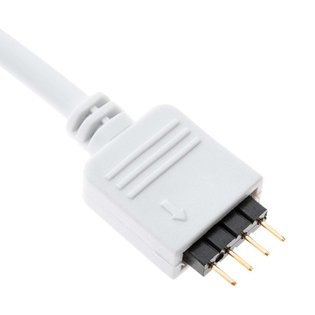 Konektor samec pre RGB LED pásik GOLDPIN 4PIN s 10 mm káblom