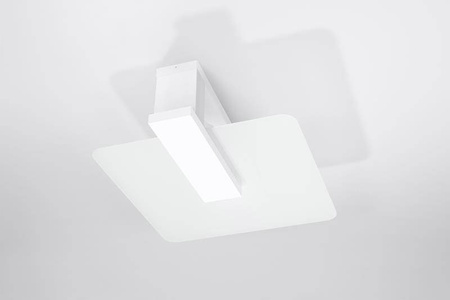 Stropné svietidlo Plafond 2x E27 Square Luminary Square White Škandinávsky Lappo Sollux