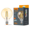 LED žiarovka E27 G95 Sphere 7W = 53W 700lm 2200K teplá biela 360° FILAMENT Amber Dimmable Videx