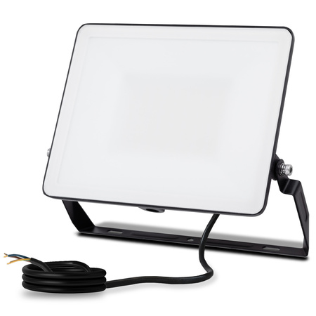 LED reflektor AZZLER 50W 6000lm 4000K IP65 Halogénová vonkajšia lampa čierna LUMILED