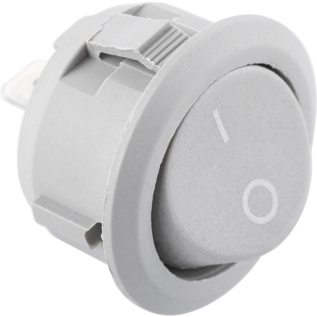 Nábytkový kolískový spínač ON/OFF sivý