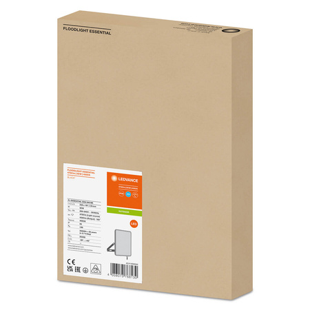 LED reflektor Vonkajší reflektor 50W 4500lm 4000K IP65 Black Essentials Ledvance