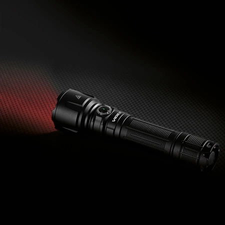 LED prenosná taktická baterka 20 W 3600 lm 5000 K vyhľadávacie svetlo 8 prevádzkových režimov VLF-A376 Videx