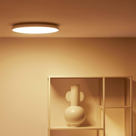 Plafond LED stropné svietidlo na povrchovú montáž 21W 2100lm 2700-6500K RGB + TW 40cm biela okrúhla inteligentná SMART WiFi Bluetooth aplikácia Rune WiZ