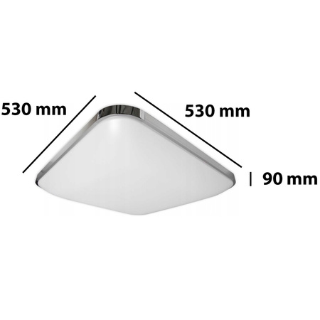 LED stropný plafón Kúpeľňa Povrchová montáž 36W 2520lm 3000-6500K CCT 160° Stmievateľný Pilot Round White IP44 Parys Masterled