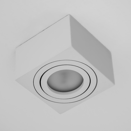 HALOGEN TUBE Spot Movable Square White 50mm + LED 7W 3000K AMAT-S LUMILED vložka