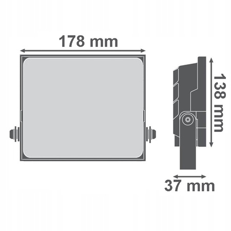 LED reflektor 50W 4500lm 6500K studený IP65 NL-2 Ecolight
