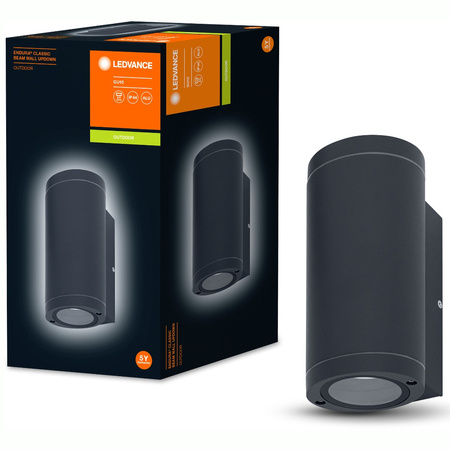 LED GU10 IP44 Endura Ledvance Grey Vonkajšie záhradné nástenné svietidlo
