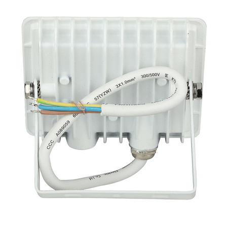 LED reflektor 10W 850lm 3000K IP65 biely SMD VT-4011W V-TAC