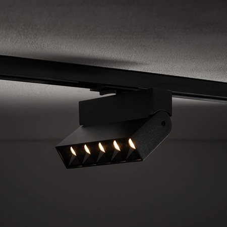 LED lampa na zbernicu 1 fáza 10W 600lm 3000K, teplá biela čierny Moderný PROFIL FOCUS 7621 Nowodvorski