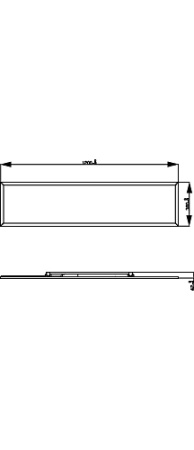 LED panel 120x30 36W 3600lm 4000K SceneSwitch White Touch Philips