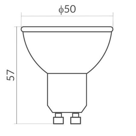 LED reflektorová žiarovka GU10 8W 720lm 3000K teplá biela Ecolight