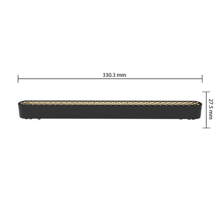 LED svetlo pre magnetické zbernice Plug-in 16W 800lm 4000K Neutral CRI90 60° 48V Black Luxo Masterled