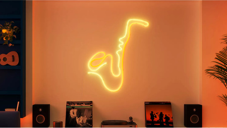 NEON LED pás 45W RGBIC 10m Smart SMART WiFi Bluetooth aplikácia WiZ