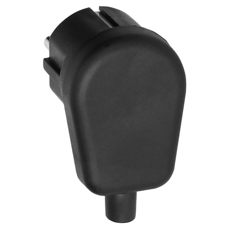 Elektrická uhlová zástrčka UNI-SCHUKO s uzemňovacím pásikom čierna ORNO