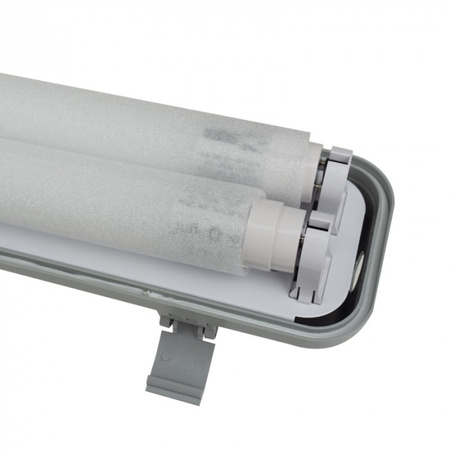 Hermetické svietidlo s reflektorom IP65 T8 Žiarivka 2x 120cm Žiarivka 18W 6500K