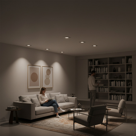 LED GU10 MR16 pevné halogénové sklenené stropné svietidlo Ariel square transparent