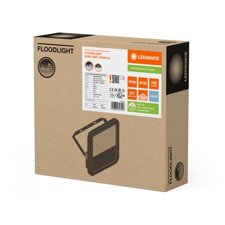 LED reflektor Vonkajšie reflektory 69W 10000lm 6500K IP66 Biele reflektory Ledvance