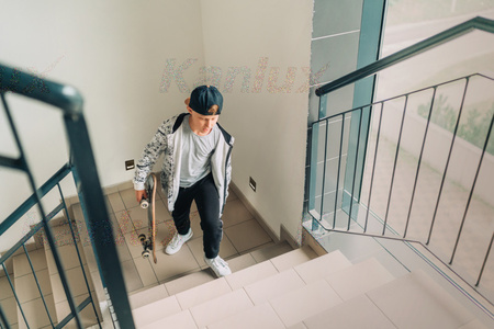 Schodiskové svietidlo LED 0,8W 13lm 3000K, teplá biela Square Black Sabik Kanlux