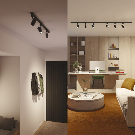 LED GU10 Black EasyLink Zilo Philips koľajnicové svetlo