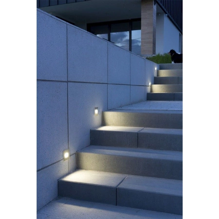 LED zapustené vonkajšie fasádne svetlo 1W 4000K IP65 Su-Ma