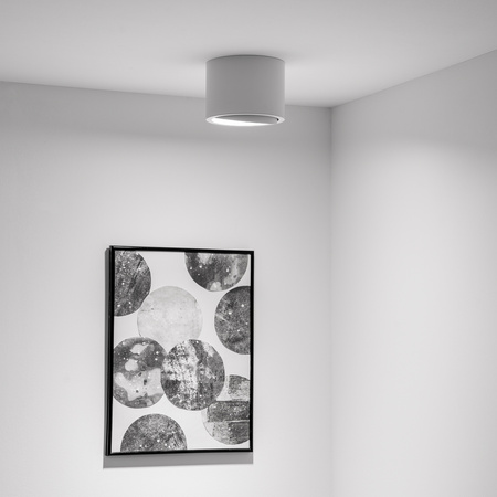 Povrchová montáž HALOGEN SPOT TUBA Movable GU10 ES111 Round White 100mm TELES LUMILED