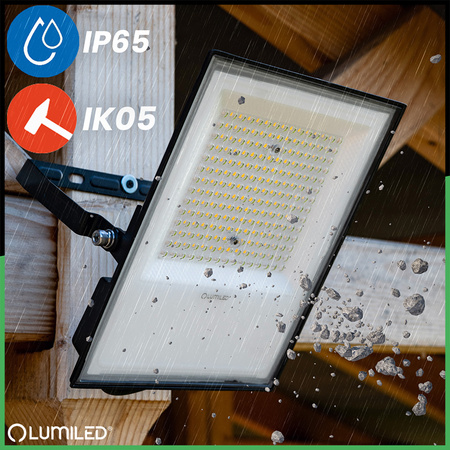 LED reflektor vonkajší BRIGHT vodotesný 150W 16500lm 4000K LUMILED