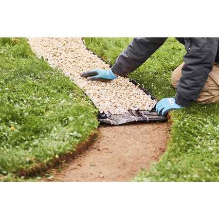 10x montážna kotva na upevnenie hrán čierna UNIBORD