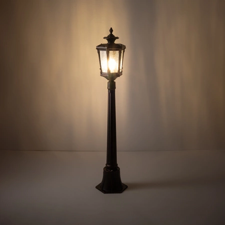 Záhradné svietidlo vonkajšie stojace E27 medené vodotesné IP44 AMUR 4694 Nowodvorski