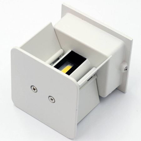 Vonkajšie fasádne svietidlo KINKIET LED 2x 3W 4000K IP54 Leo White