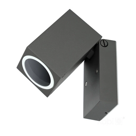 Záhradné vonkajšie nástenné svietidlo GU10 IP44 Grey Quazar Kobi