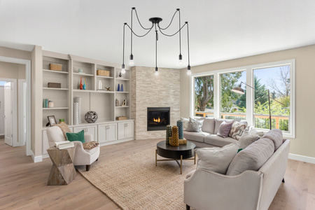 Masterled Stropné svietidlo 5x E27 Čierna závesná lampa Nido