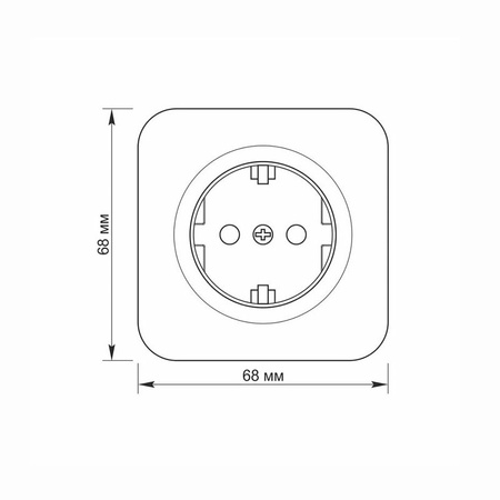 Elektrická zásuvka jednoduchá 16A na povrch čierna BINERA VIDEX