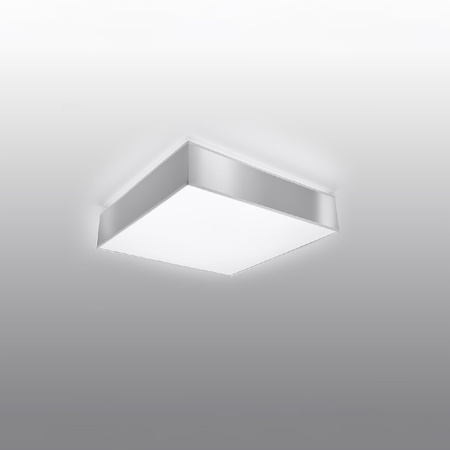 Stropné svietidlo Plafond E27 Square Grey Minimalist Horus Sollux
