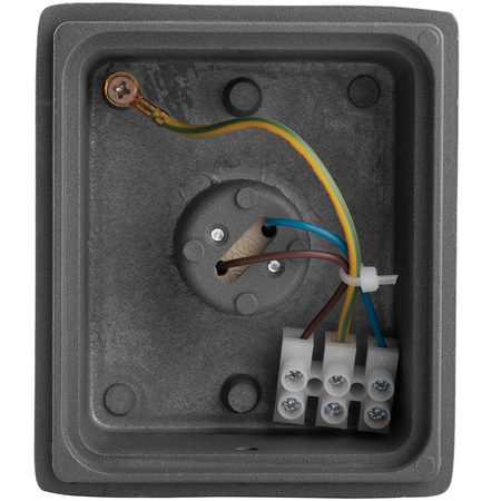 Záhradné nástenné svietidlo LED G9 nastaviteľné okrúhle hore dole grafitové PYXIS LUMILED