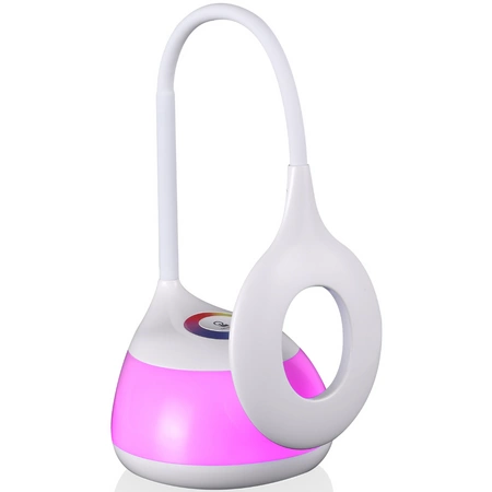 Stolná lampa 5W 150lm 3000K RGBW biela stmievateľná Galactic Sanico Goldlux