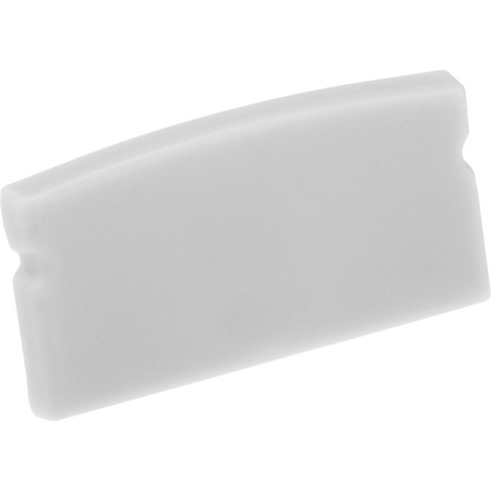 Hliníkový profil pre LED KM36 Silver Povrchová montáž 1m + Priehľadný kryt + Koncové krytky