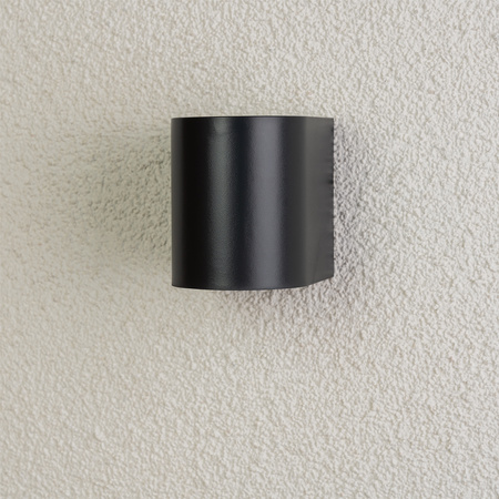 Záhradné nástenné svietidlo Vonkajšie svietidlo GU10 čierne