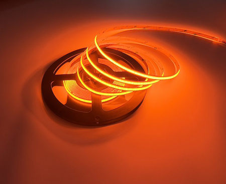 LED pásik COB 9W/m 480LED/m 12V oranžový IP20 roll 5m Ecolight