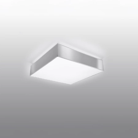 Stropné svietidlo Plafond E27 Square Grey Minimalist Horus Sollux