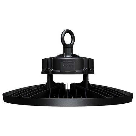 High Bay 200W 30000lm 4000K Neutrálna 90° stmievateľná priemyselná LED lampa čierna IP65 Masterled