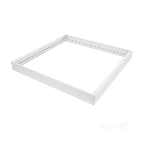 Rám na povrchovú montáž 63 mm pre LED panel 60x60 cm Klik White Kobi