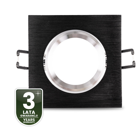Halogénové stropné svietidlo Flush Mount Square Movable GU10 MR16 Black TRIAM LUMILED