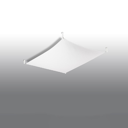 Stropné svietidlo na povrch 2x G13 Plafond Rectangular White Minimalist Luna Sollux