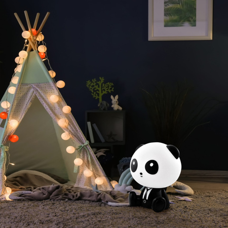 Dekoratívna LED lampa 2,5 W 59 lm biela čierna stmievateľná Panda Sanico Goldlux