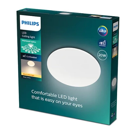 Stropné svietidlo LED Plafond 20W 2000lm 2700K White Moire CL200 Philips