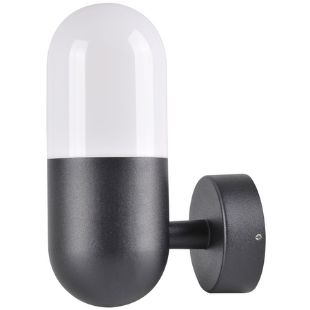 Nástenné svietidlo Vonkajšie fasádne svietidlo E27 čierne IP44 Horten Sanico Goldlux