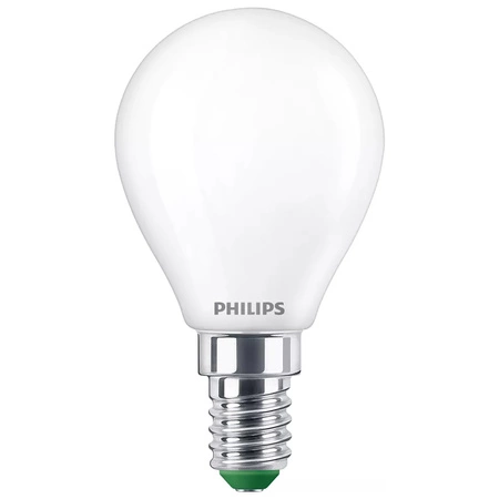 LED žiarovka E14 guľka P45 2,3W = 40W 485lm 210lm/W 2700K teplá biela 300° CLASS A UltraEfficient Philips